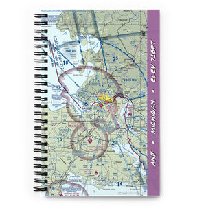 Sault Ste Marie Municipal Sanderson Field (ANJ) VFR Sectional Notebook