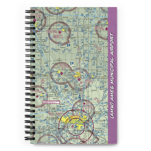 Ames Municipal Airport (AMW) VFR Sectional Notebook