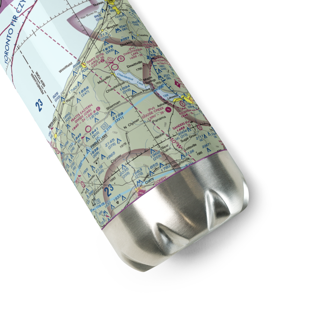 Dart Airport (D79) VFR Sectional Water Bottle 