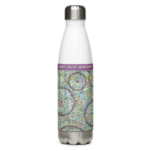 Ovid Airport (D82) VFR Sectional Water Bottle