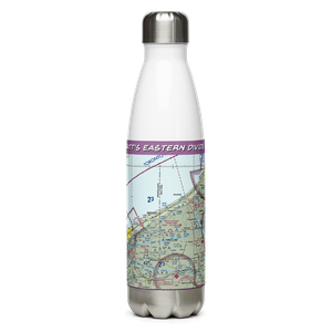 Pratt's Eastern Divide Airport (D88) VFR Sectional Water Bottle