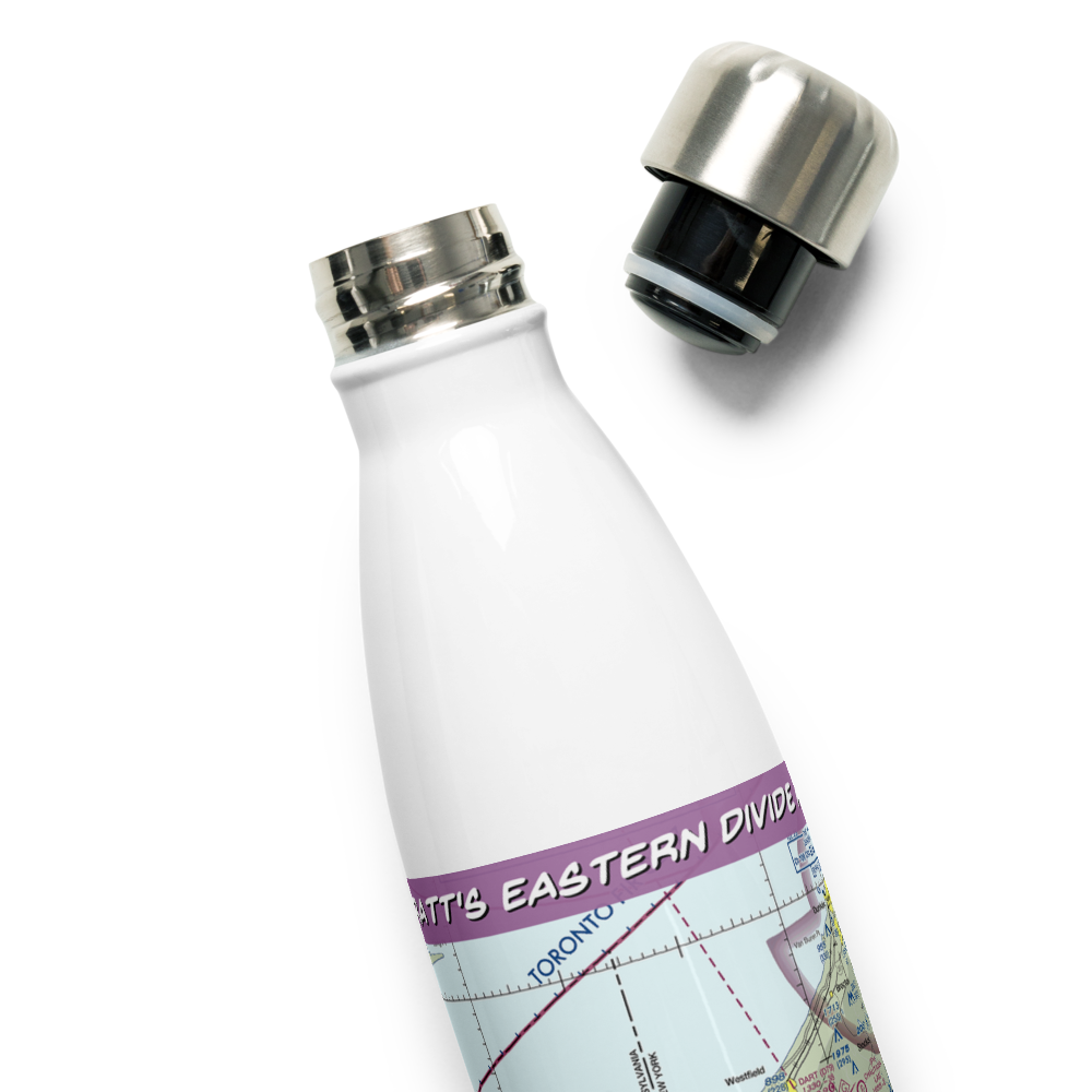 Pratt's Eastern Divide Airport (D88) VFR Sectional Water Bottle 