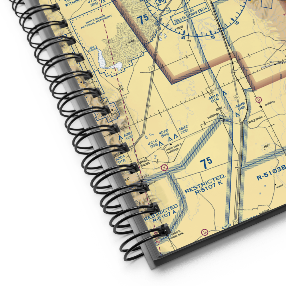 Alamogordo White Sands Regional Airport (ALM) VFR Sectional Notebook 