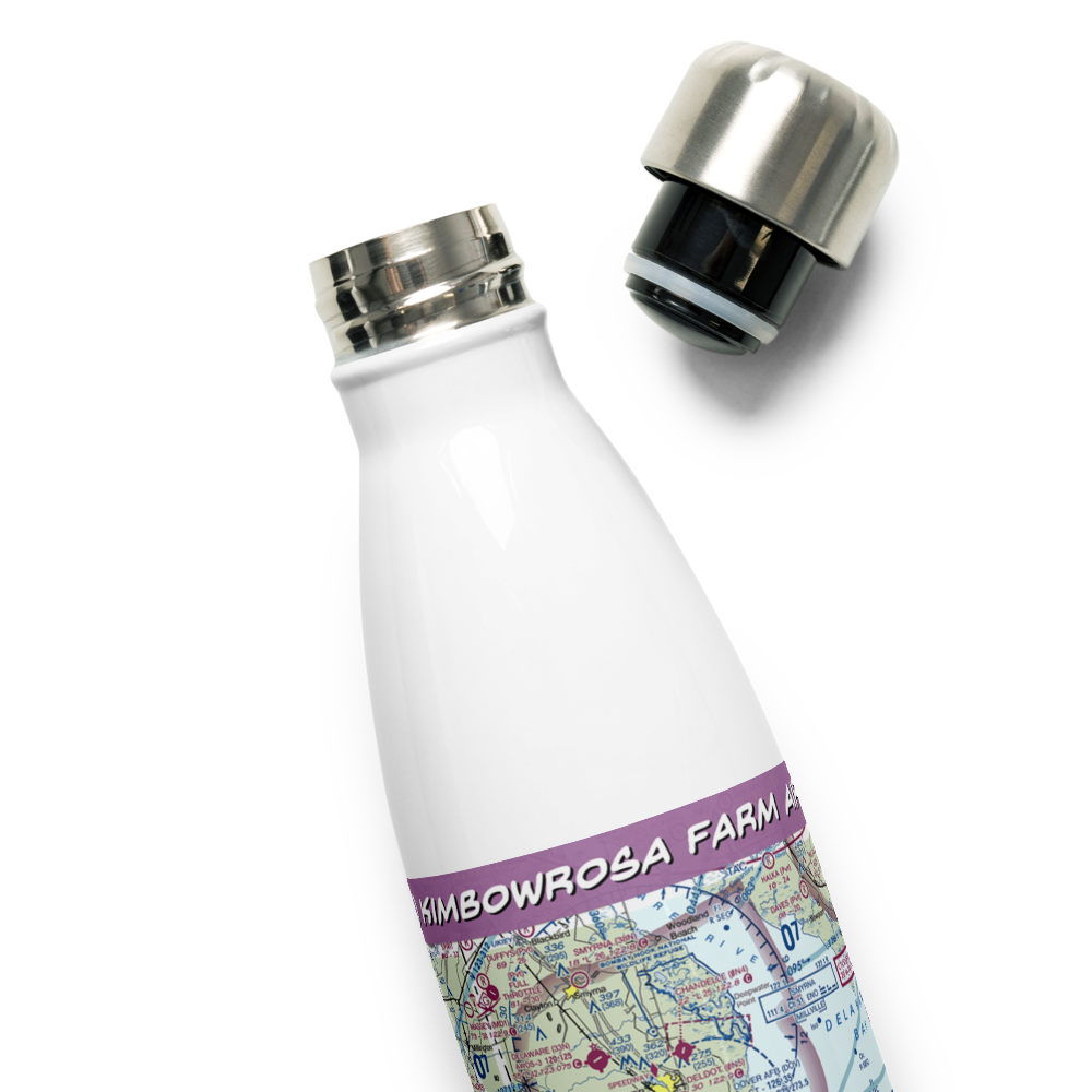 Kimbowrosa Farm Airport (DE10) VFR Sectional Water Bottle 