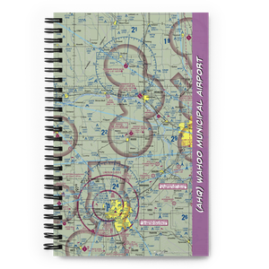 Wahoo Municipal Airport (AHQ) VFR Sectional Notebook