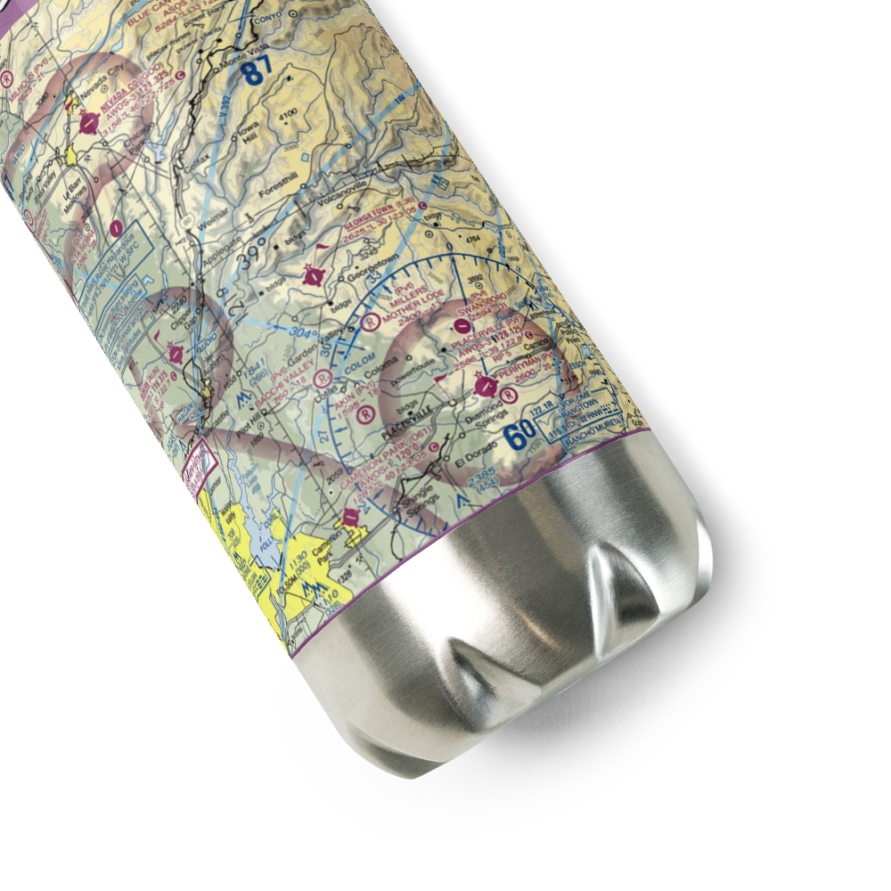 Georgetown Airport (E36) VFR Sectional Water Bottle 