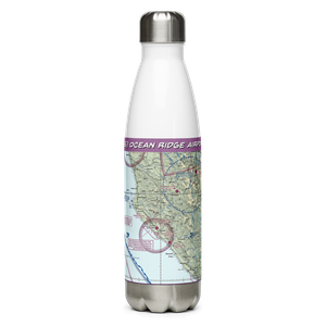 Ocean Ridge Airport (E55) VFR Sectional Water Bottle