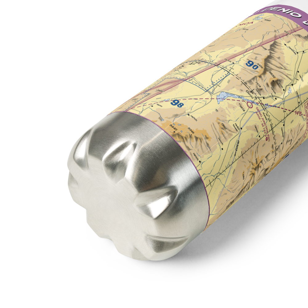 Denio Junction Airport (E85) VFR Sectional Water Bottle 