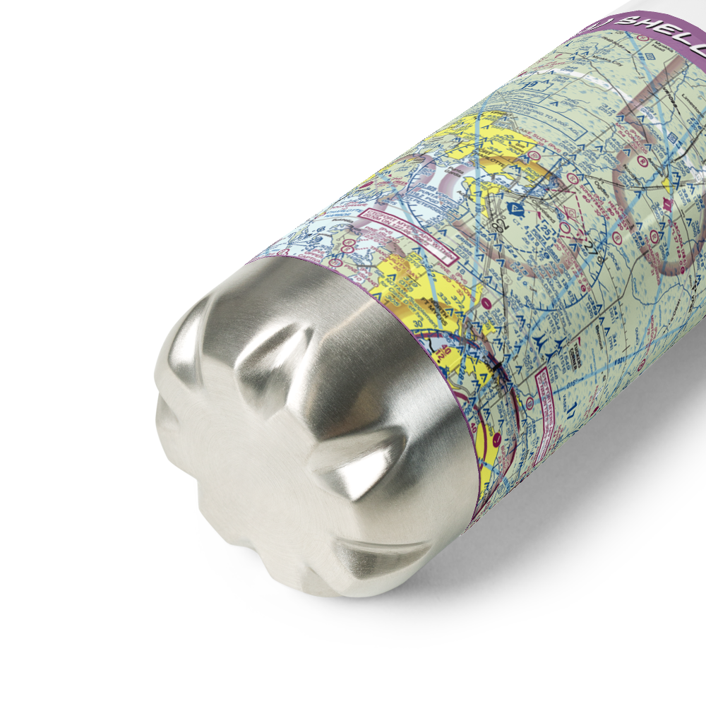 Shell Creek Airpark (F13) VFR Sectional Water Bottle 
