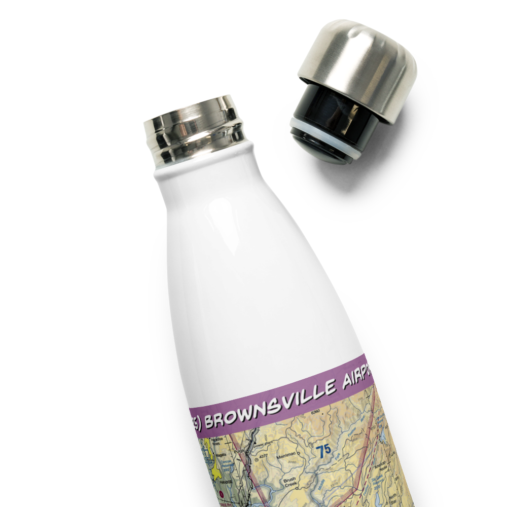 Brownsville Airport (F25) VFR Sectional Water Bottle 