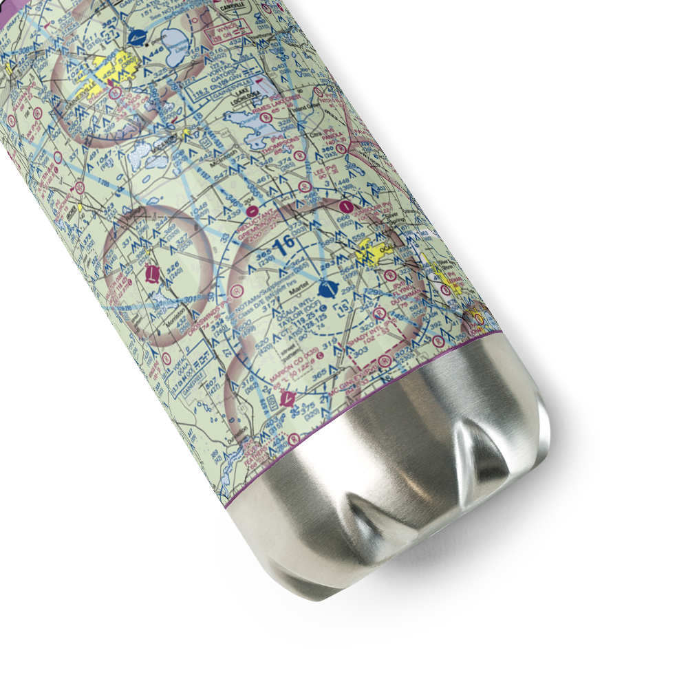 Arliss M Airport (FA09) VFR Sectional Water Bottle 