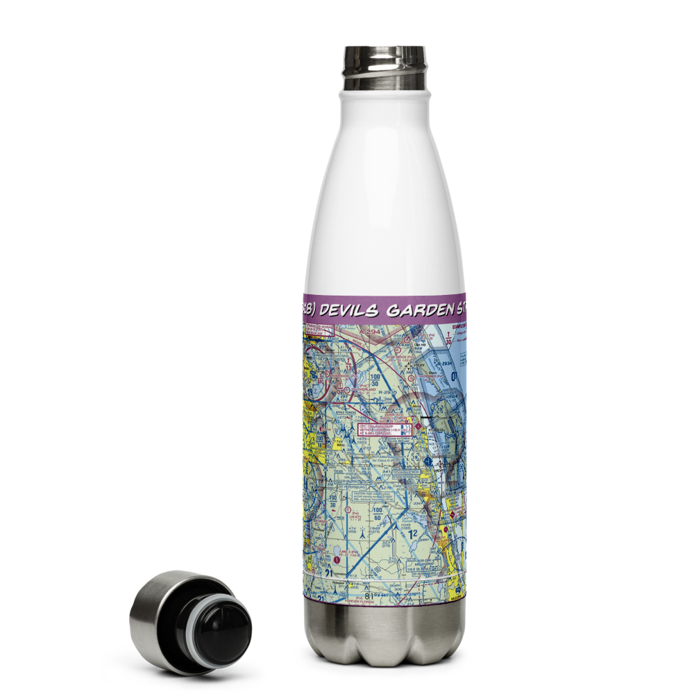 Devils Garden Strip (FA18) VFR Sectional Water Bottle 