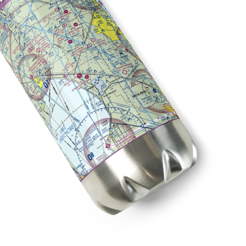 Horseshoe Acres Airpark (FA24) VFR Sectional Water Bottle 