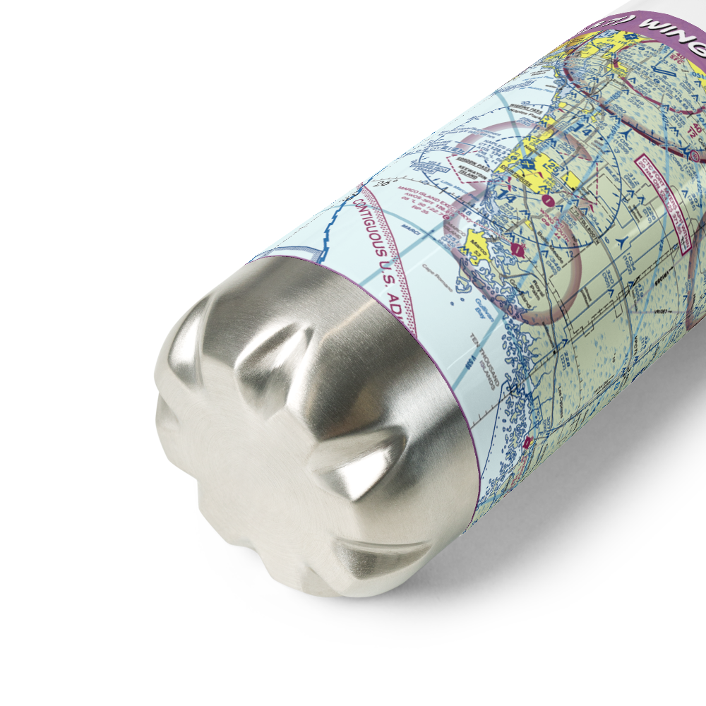 Wing South Airpark (FA37) VFR Sectional Water Bottle 