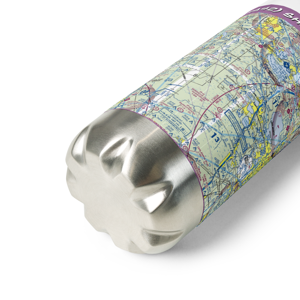 Sheets Airport (FA42) VFR Sectional Water Bottle 