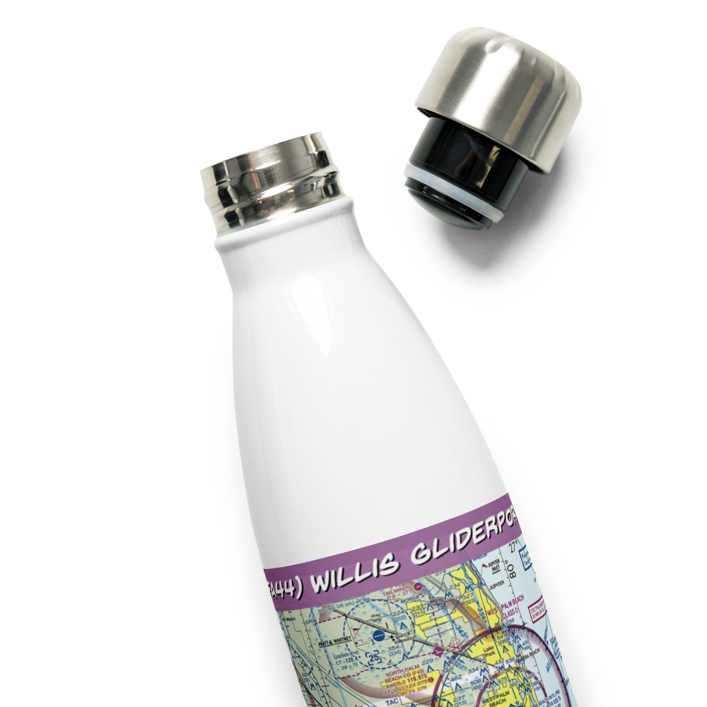 Willis Gliderport (FA44) VFR Sectional Water Bottle 