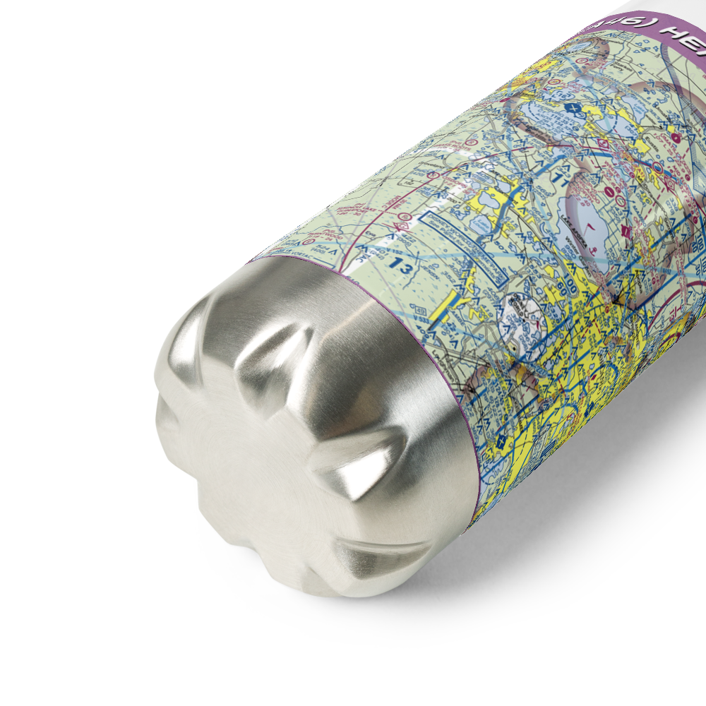 Henderson Field (FA46) VFR Sectional Water Bottle 