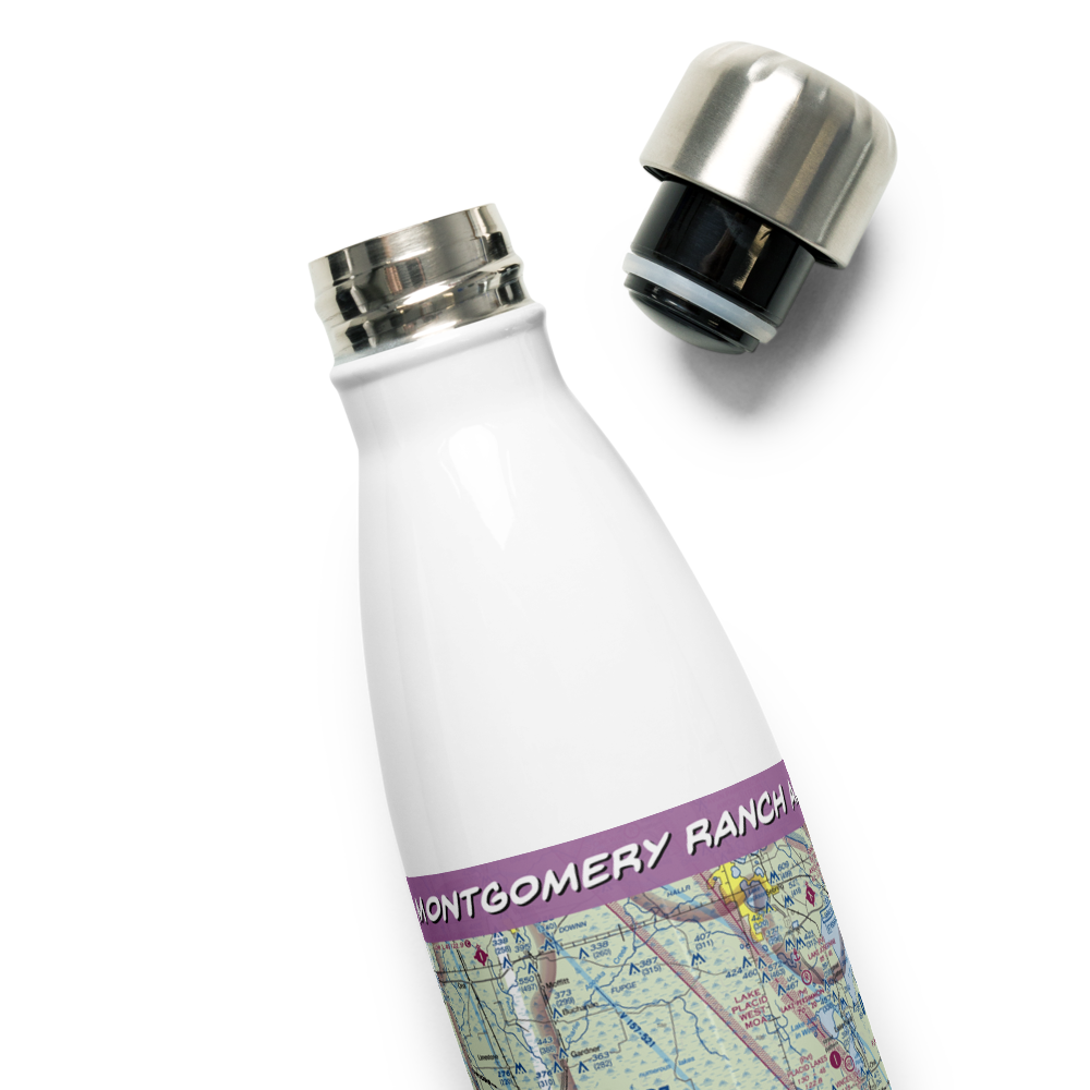 Montgomery Ranch Airport (FA64) VFR Sectional Water Bottle 
