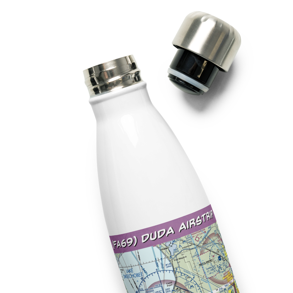 Duda Airstrip (FA69) VFR Sectional Water Bottle 