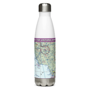 The Cedars Airfield (FA71) VFR Sectional Water Bottle
