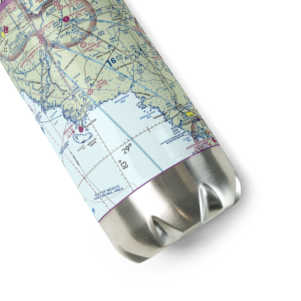 The Cedars Airfield (FA71) VFR Sectional Water Bottle 