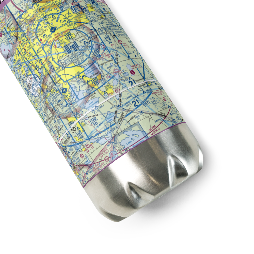 Robinestte Seaplane Base (FA78) VFR Sectional Water Bottle 