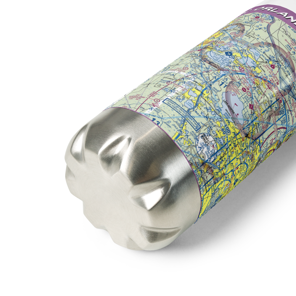 Orlando North Airpark (FA83) VFR Sectional Water Bottle 