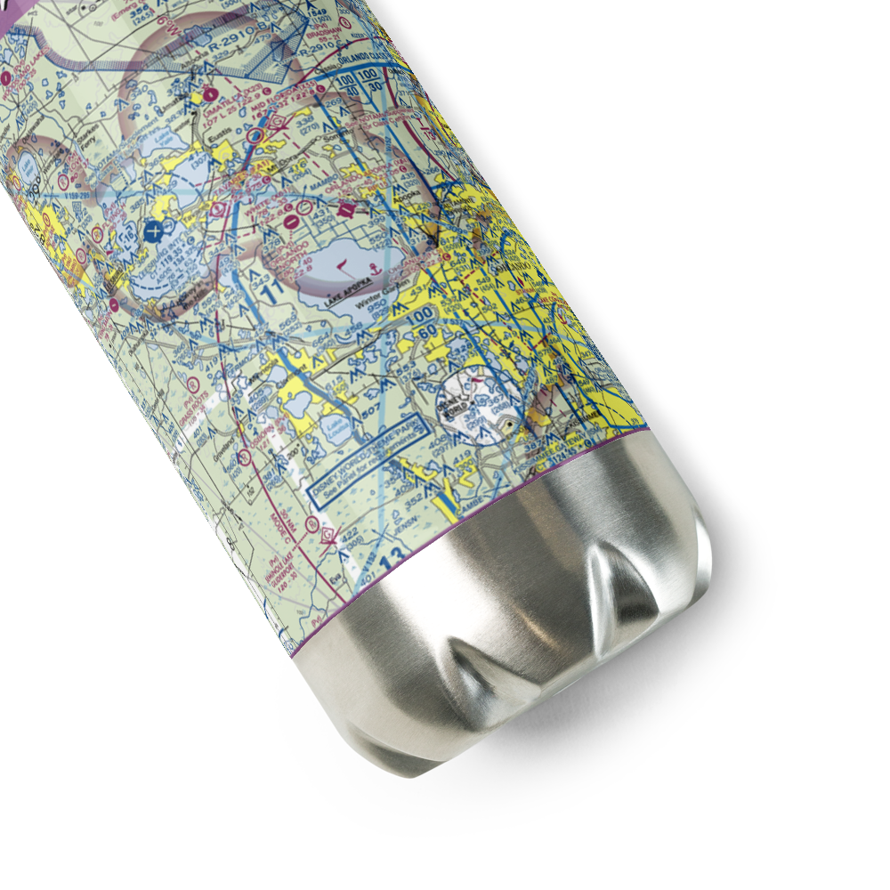 Orlando North Airpark (FA83) VFR Sectional Water Bottle 
