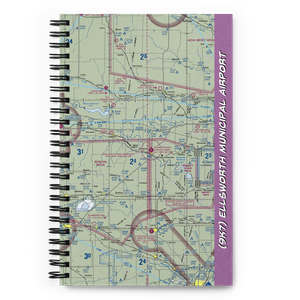 Ellsworth Municipal Airport (9K7) VFR Sectional Notebook