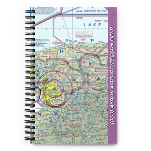 Akron Airport/Jesson Field (9G3) VFR Sectional Notebook