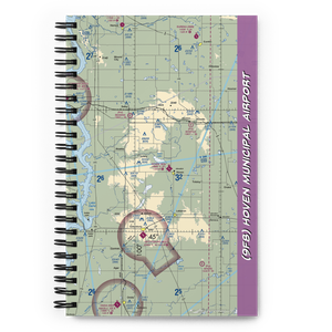 Hoven Municipal Airport (9F8) VFR Sectional Notebook