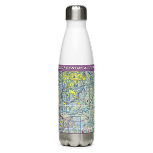 Gentry Airport (FD37) VFR Sectional Water Bottle