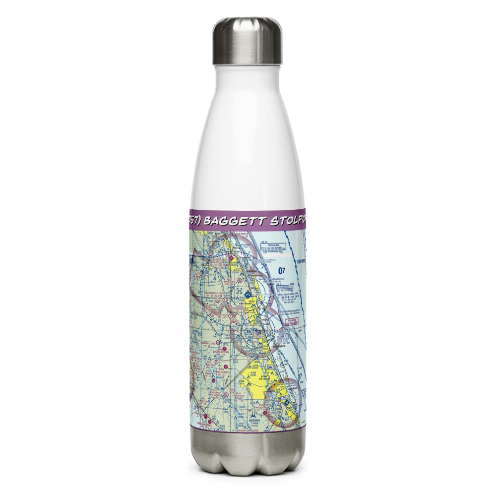 Baggett STOLport (FD57) VFR Sectional Water Bottle 