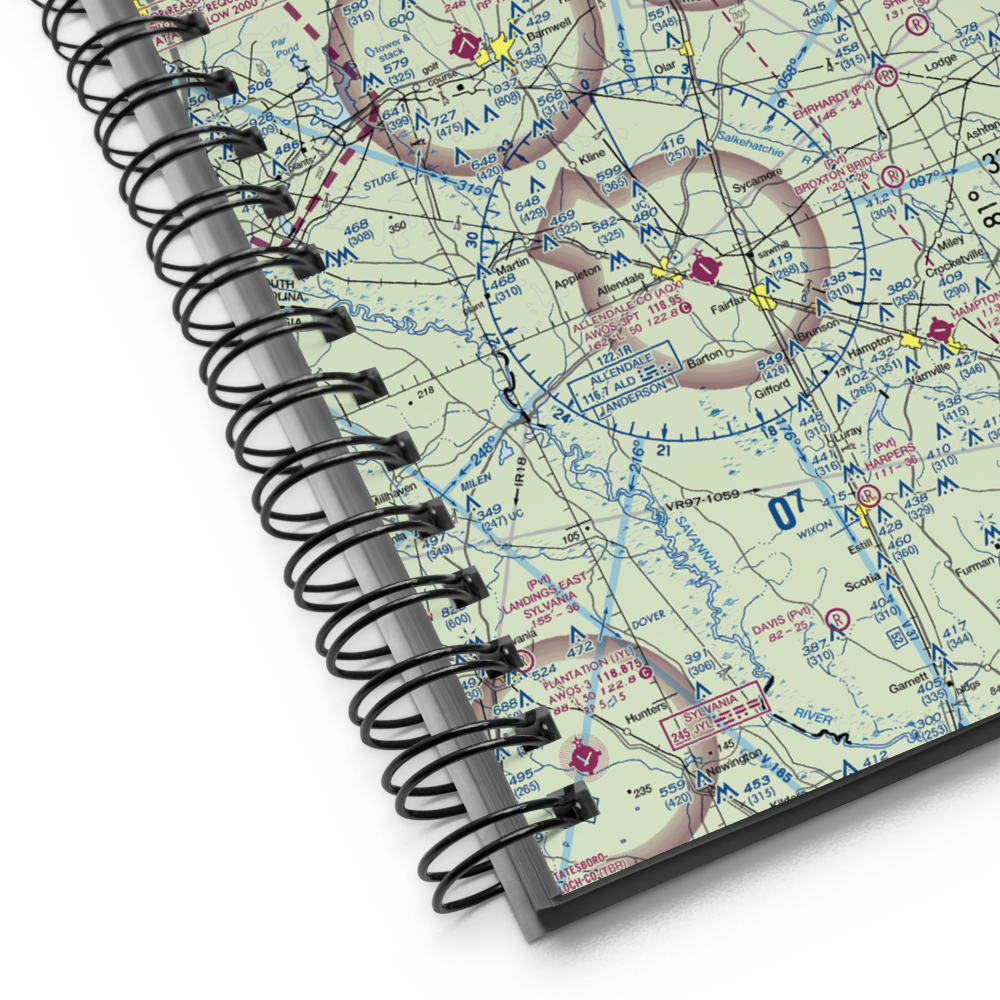 Bamberg County Airport (99N) VFR Sectional Notebook 