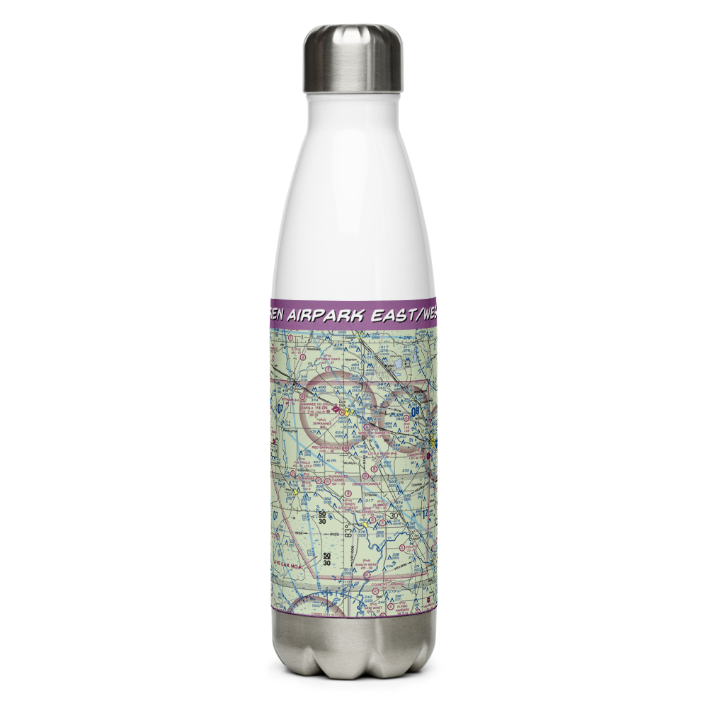 O'Brien Airpark East/West Airport (FD71) VFR Sectional Water Bottle 