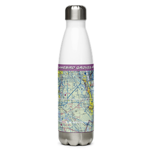 Gamebird Groves Airstrip (FD74) VFR Sectional Water Bottle