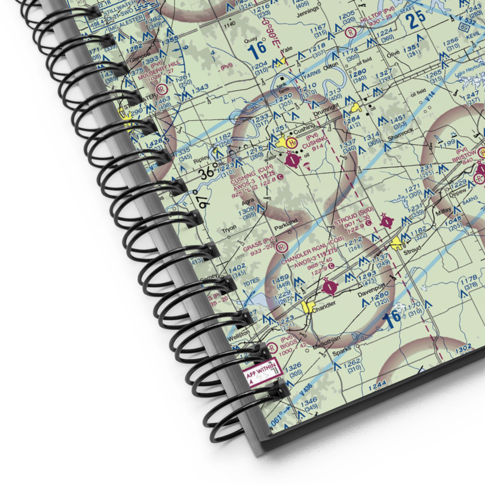 Cleveland Municipal Airport (95F) VFR Sectional Notebook 