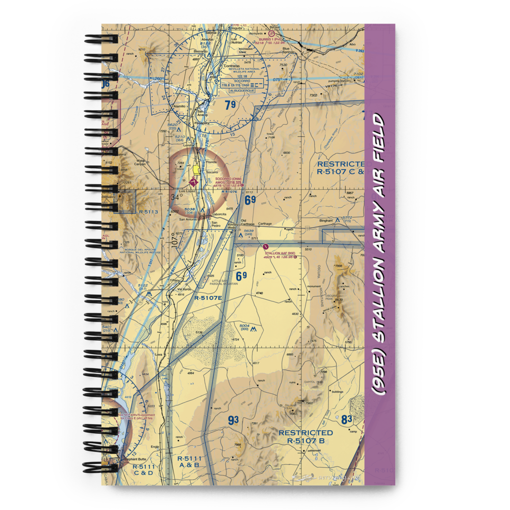 Stallion Army Air Field (95E) VFR Sectional Notebook 
