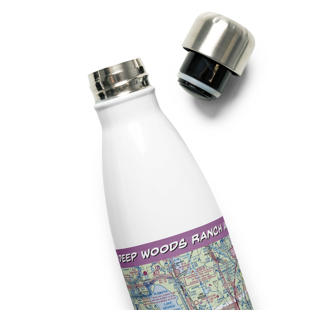 Deep Woods Ranch Airport (FD86) VFR Sectional Water Bottle 