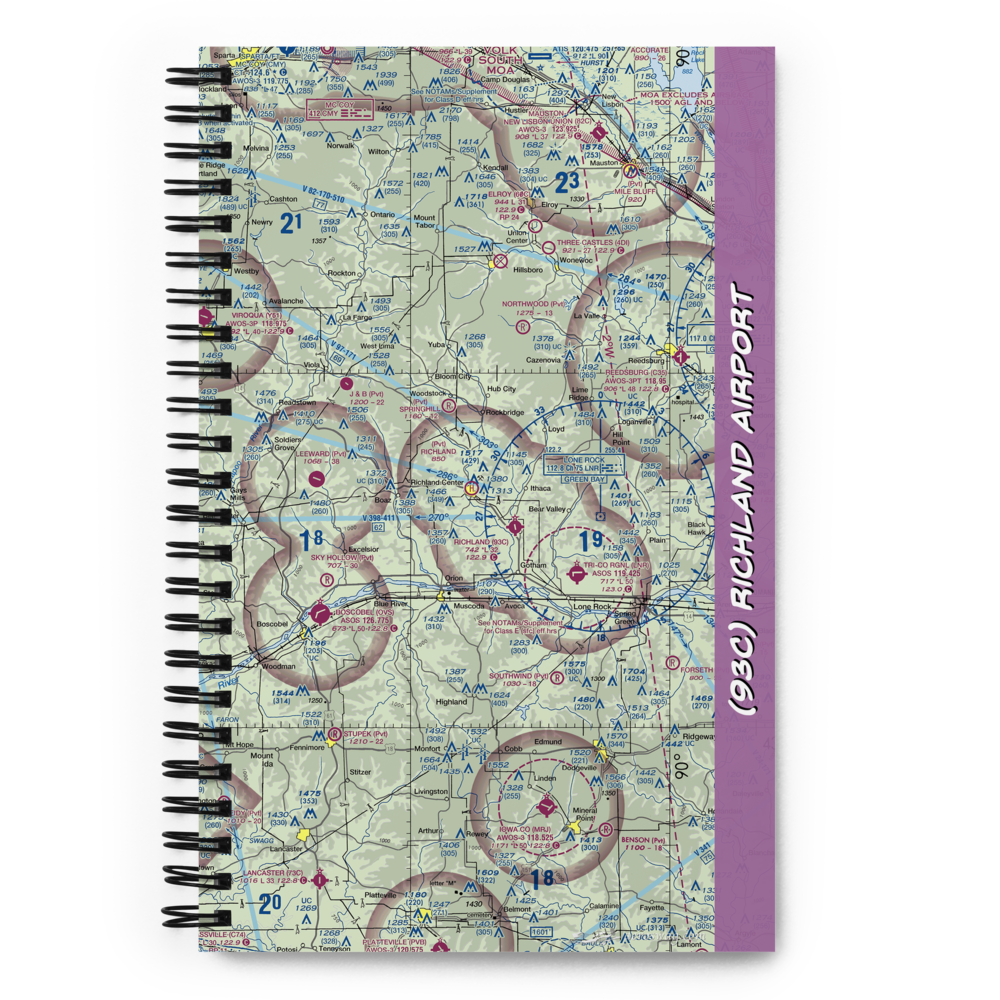Richland Airport (93C) VFR Sectional Notebook 