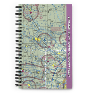 Leaders Clear Lake Airport (8Y6) VFR Sectional Notebook