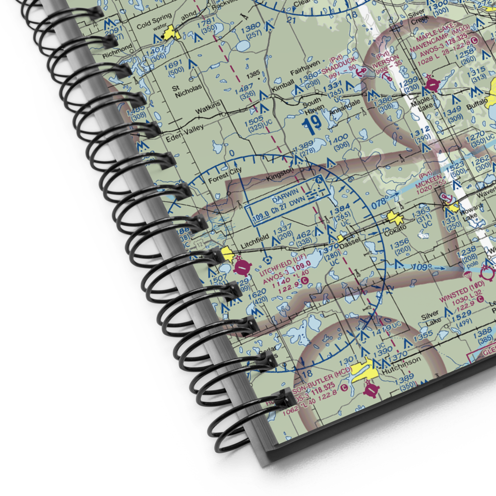 Leaders Clear Lake Airport (8Y6) VFR Sectional Notebook 