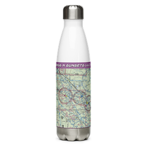 Wings N Sunsets LLC Airport (FL07) VFR Sectional Water Bottle