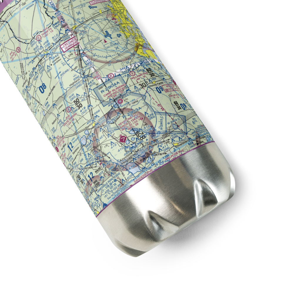 Spencer's Airpark (FL13) VFR Sectional Water Bottle 