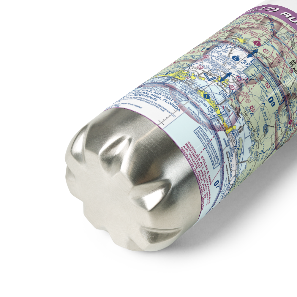 Ruckel Airport (FL17) VFR Sectional Water Bottle 