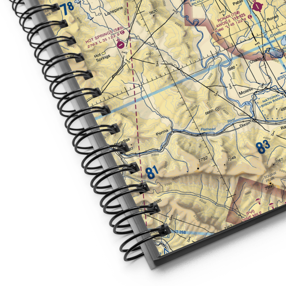 Polson Airport (8S1) VFR Sectional Notebook 