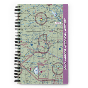 Harper Municipal Airport (8K2) VFR Sectional Notebook