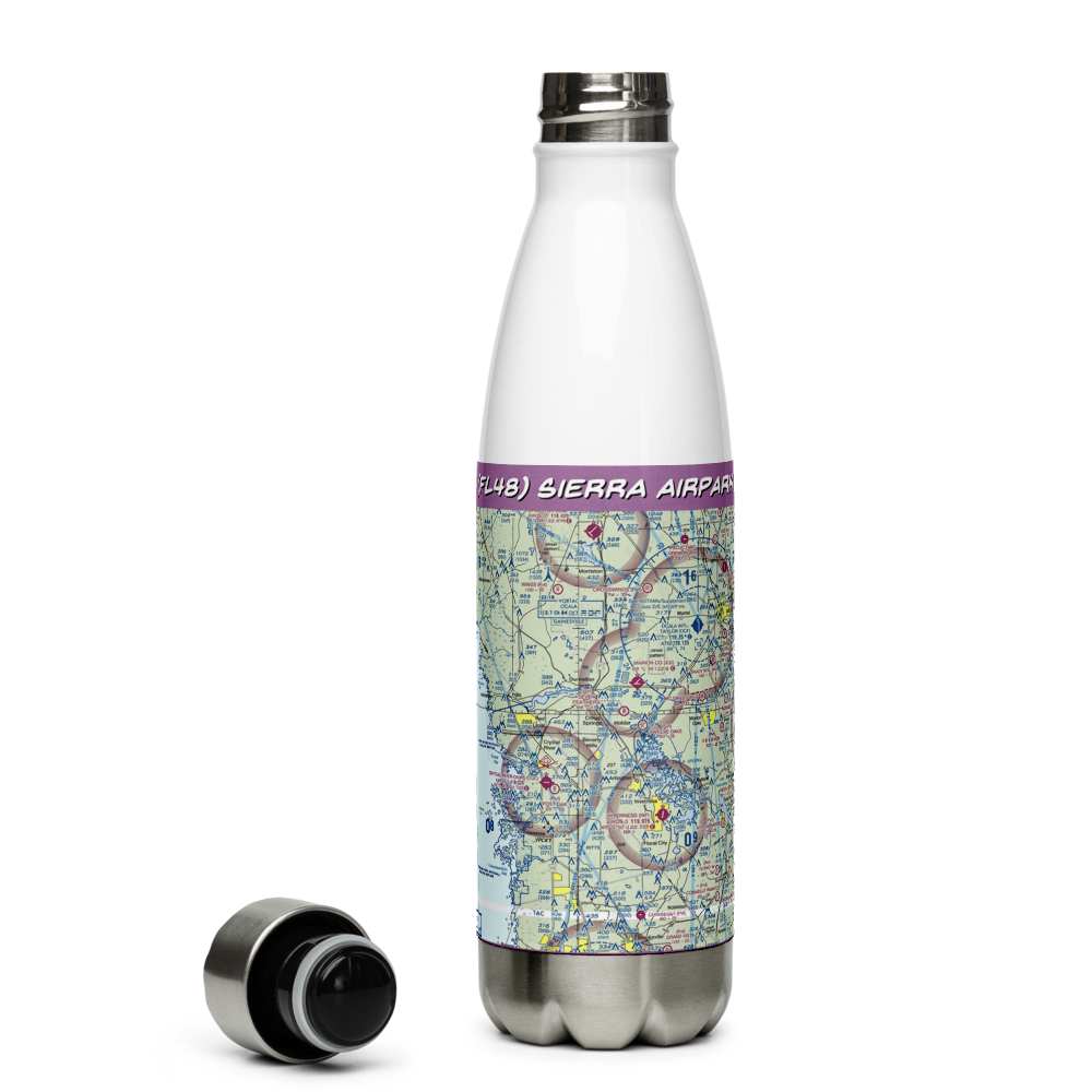 Sierra Airpark (FL48) VFR Sectional Water Bottle 