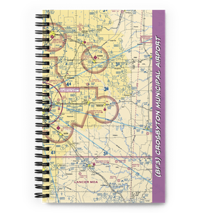 Crosbyton Municipal Airport (8F3) VFR Sectional Notebook