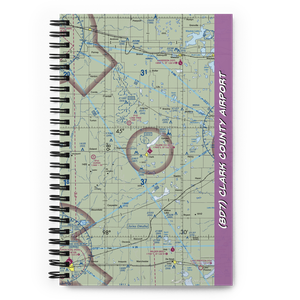 Clark County Airport (8D7) VFR Sectional Notebook